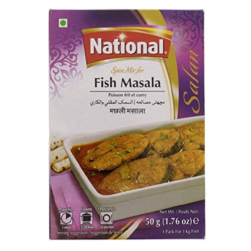 NATIONAL Fish Masala (Extra Value: 2 Bags Inside) 100g
