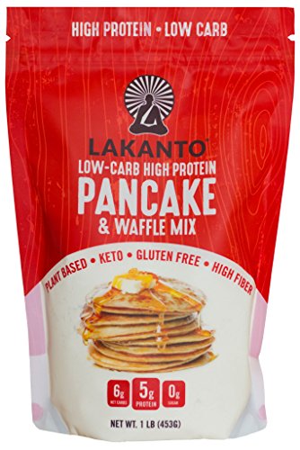 Lakanto Low Carb, 6 Net Carb, Gluten-free, Pancake Mix | Original 1 Pound