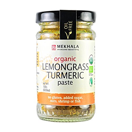 MEKHALA Organic Lemongrass Turmeric Paste, 3.53 OZ