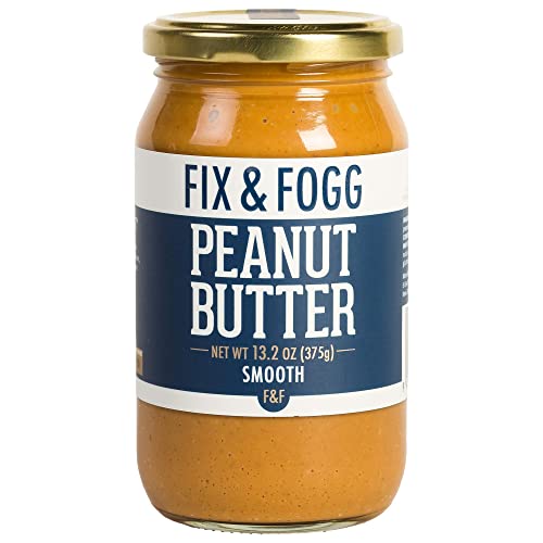 Gourmet Smooth Peanut Butter. Handmade in New Zealand. All Natural and Non-GMO from Fix & Fogg. Naturally Textured, our take on Creamy PB. Vegan, Keto Friendly, in Beautiful Gift Packaging (13.2 oz)
