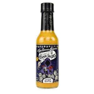 Torchbearer Sauces Garlic Reaper Sauce, 5 ounces - Carolina Reaper Peppers - All Natural, Vegan, Extract-Free, Made in USA and Featured on Hot Ones!
