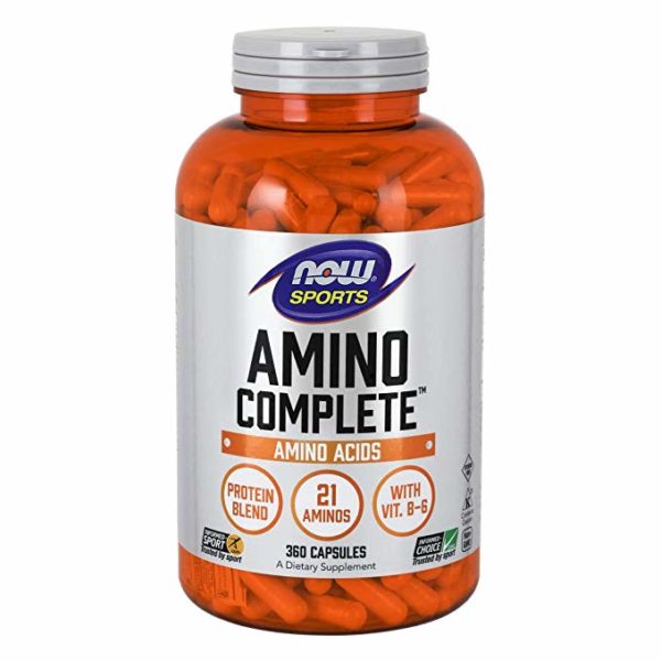 NOW Sports Nutrition, Amino Complete™ with Vitamin B-6, 120 Capsules
