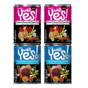 Campbell's Well Yes! Soup Vegan Variety Pack, 16.1 oz. Cans (Pack of 4)