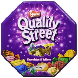 Nestle Quality Street Chocolates, Chocolate Assortment Filled Tin (900g)