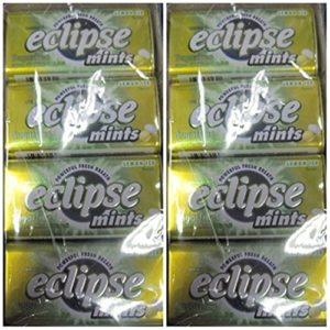 (Pack of 8) Eclipse Sugarfree Mints - Lemon Ice 34g
