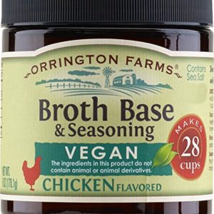 Orrington Farms All Natural Vegan Broth Base & Seasoning, Chicken, 6 Ounce