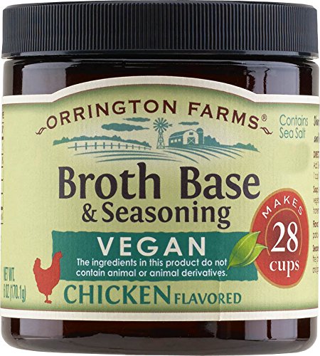 Orrington Farms All Natural Vegan Broth Base & Seasoning, Chicken, 6 Ounce