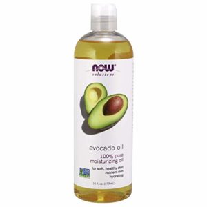 NOW Solutions, Avocado Oil, 100% Pure Moisturizing Oil, Nutrient Rich and Hydrating, 16-Ounce