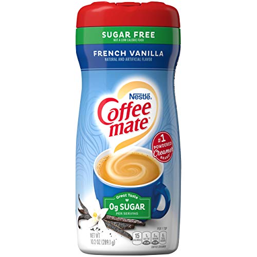 Coffee-mate Non Dairy Creamer Carb Select French Vanilla 10.2 OZ (Pack of 18)