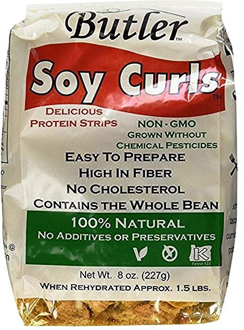 Butler Soy Curls, 8 oz. Bags (Pack of 6)