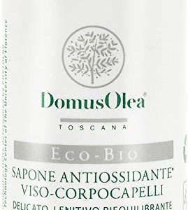 DOMUS OLEA TOSCANA - Antioxidant Soap Face, Body and Hair - Delicate, Soothing, Balancing - Ideal for Mature and Impure Skin - Suitable for Sensitive Skin - Icea Certificate & Nickel Tested - 50 ml