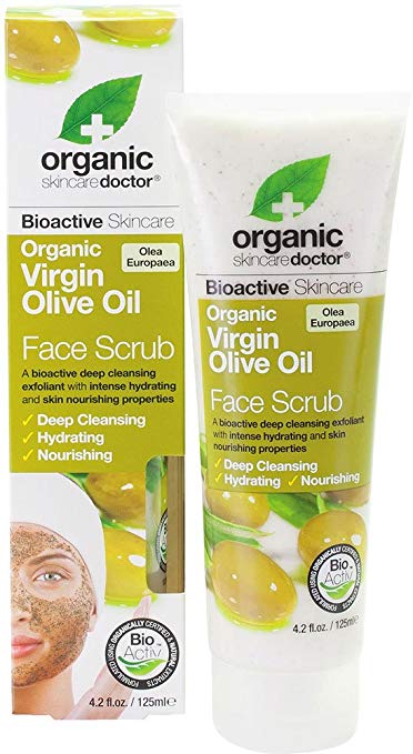 Organic Doctor Organic Virgin Olive Oil Face Scrub-125 ml Cream