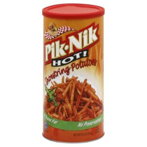 Pik-Nik Hot Shoestring Potatoes 8.5 Oz (Pack of 2)