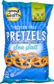 Good Health Gluten Free Pretzels with Sea Salt 8 oz. Bag (4 Bags)