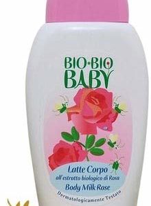 PILOGEN - Bio-Bio Baby - Grapefruit Body Milk for Babies - Flower Scent - Rapid Absorption - Ideal for massage - Dermatologically Tested - ICEA Certified - 250 ml