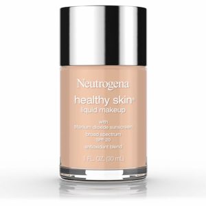 Neutrogena Healthy Skin Liquid Makeup Foundation, Broad Spectrum Spf 20, 100 Natural Tan, 1 Oz.