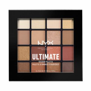NYX PROFESSIONAL MAKEUP Ultimate Shadow Palette, Eyeshadow Palette, Warm Neutrals,1 Count