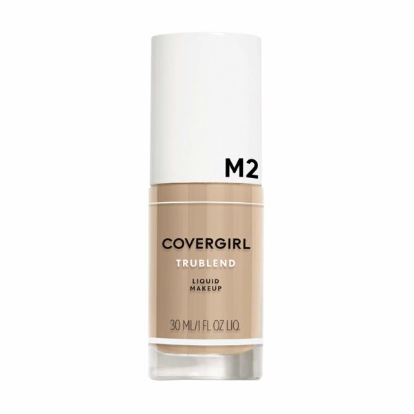 COVERGIRL TruBlend Liquid Foundation Makeup Medium Light M2, 1 oz (packaging may vary)