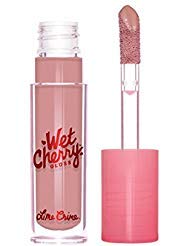 Lime Crime Wet Cherry Lip Gloss (NAKED CHERRY). High Shine, Non-Sticky Lip Gloss in Nude Blush. (0.1 fl oz / 2.96 ml)