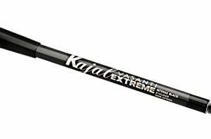 Kajal Extreme Eyeliner Pencil by VASANTI - Intense Black Eyeliner with Built In Sharpener and Smudger - Waterproof, Paraben Free