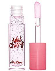 Lime Crime Wet Cherry Lip Gloss (EXTRA POPPIN). High Shine, Non-Sticky Lip Gloss in Glossy Clear. (0.1 fl oz / 2.96 ml)