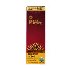 Desert Essence Balancing Face Oil - 0.96 Fl Oz - Pomegranate & Jojoba Oil - Promotes Skin Tone Balance - For All Skin Types - Moisturizer - Skincare - Smooth & Silky - USDA Verified - No Parabens