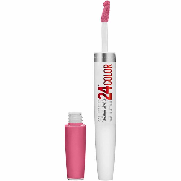 Maybelline SuperStay 24 2-Step Liquid Lipstick Makeup, On And On Orchid, 1 kit