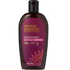 Desert Essence Smoothing Shampoo - 10 Fl Oz - Hi-Gloss Technology - Increases Shine 5x - Apple Cider Vinegar - Quinoa Protein - Tea Tree Oil - Retains Hair Moisture - Sulfate-Free