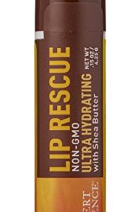 Desert Essence Lip Rescue Ultra Hydrating with Shea Butter - 0.15 Oz - Soft Moisturizer Balm Stick - Ginkgo Biloba Extract - Soothes Dry Or Cracked Lips - Vitamin E - Beeswax - Peppermint Oil