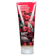 Desert Essence Organics Red Raspberry Shampoo - 8 Fl Oz - Gloss & Shine Enhancing - Strengthens Hair - Removes Everyday Pollutants - Vitamin A & C - Calcium - Magnesium - Certified Organic