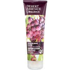 Desert Essence Organics Italian Red Grape Shampoo - 8 Fl Oz - Pack of 2 - Protection For Color Treated Hair - Antioxidants - Healthier & Smoother - Vitamin B5 - Sugar & Coconut Oil Cleansers