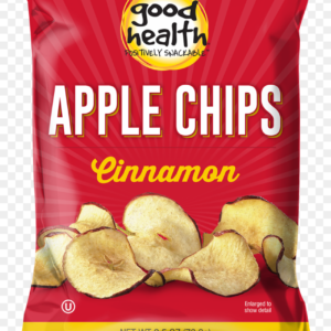 Good Health Apple Chips, Cinnamon, 2.5 oz. Bag, 12 Pack -Crispy Apple Chips Made with 100% Red Apples, Great for Lunches or Snacking on the Go