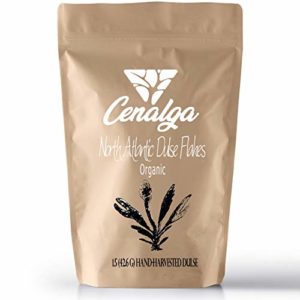 CENALGA Organic Dulse Flakes - 1.5 oz / 42.5 G Atlantic Coast Seaweed - Vegan Certified - Perfect for Keto or Paleo Diets - Kosher