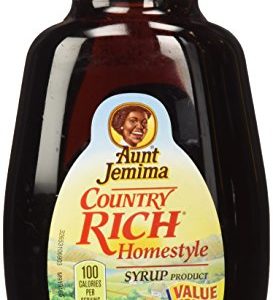 Aunt Jemima, Syrup, Country Rich Homestyle, 8oz Container (Pack of 3)