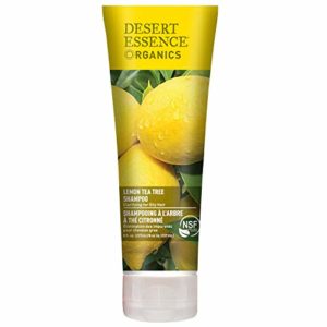 Desert Essence Lemon Tea Tree Shampoo - 8 Fl Oz - Removes Excess Oil - Revitalizes Scalp - Strengthens & Protects Hair - Maca Root Extract - Soft, Smooth & More Manageable - Certified Organic