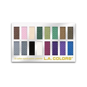 L.A. Colors 16 Color Eyeshadow Palette, Smokin', 1.02 Ounce