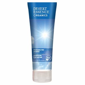 Desert Essence Fragrance Free Shampoo - Pure - 8 Fl Ounce - Unscented - Gloss & Shine - Strengthens Hair - Soft & Revitalized - Green Tea - Vitamins & Minerals - Jojoba Oil