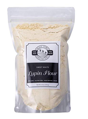 Sweet White Lupin Flour- Non-GMO, Gluten Free, Keto, High Protein, Vegan