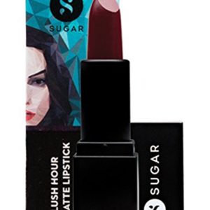 SUGAR Cosmetics Plush Hour Matte Lipstick 05 Berry Boop (Deep Berry), 3.9 g