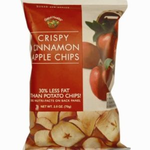 Good Health Crispy Apple Chips, Cinnamon, 2.5-Ounce Bags (Pack of 12)