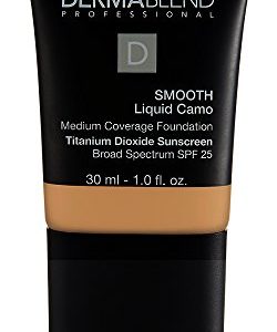 Dermablend Smooth Liquid Camo Foundation for Dry Skin with SPF 25, 1 Fl. Oz.