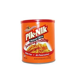 Pik Nik Shoestring Potatoes CHEDDAR CHEESE 3.75 oz (3 Units)