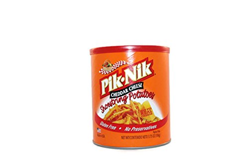 Pik Nik Shoestring Potatoes CHEDDAR CHEESE 3.75 oz (3 Units)