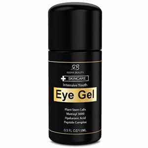 Radha Beauty Eye Cream for Puffiness, Dark Circles, Wrinkles and Bags - The Most Effective Eye Gel for Every Eye Concern - All Natural Ingredients - 0.5 fl oz