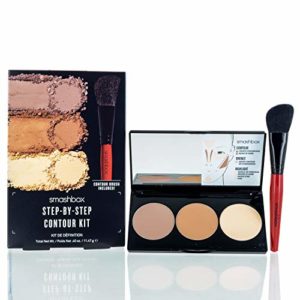 SmashBox Step By Step Contour Kit With Light Medium Brush, Brown, 4 Ounce
