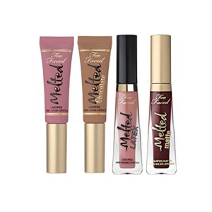 Too Faced Under the Kissletoe Ultimate Liquified Lipstick Set 4 Piece Melted Matte Latex