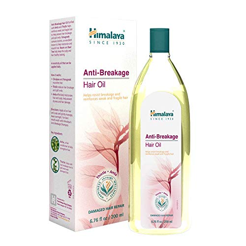 Himalaya Anti-Breakage Hair Oil with Thistle and Amla for Damaged Hair and Split Ends 6.76 oz (200 ml)