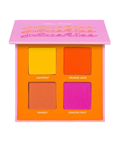 Lime Crime Plushies Pressed Pigment Eyeshadow Quad Makeup Palette (Fresh Squeezed)