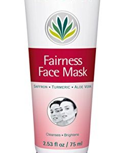 Himalaya Radiant Glow Fairness Face Mask with Saffron, Turmeric and Aloe Vera for Bright and Radiant Skin 2.53 oz (75 ml)