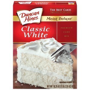 Duncan Hines, Classic White Cake Mix, 16.50oz Box (Pack of 2)